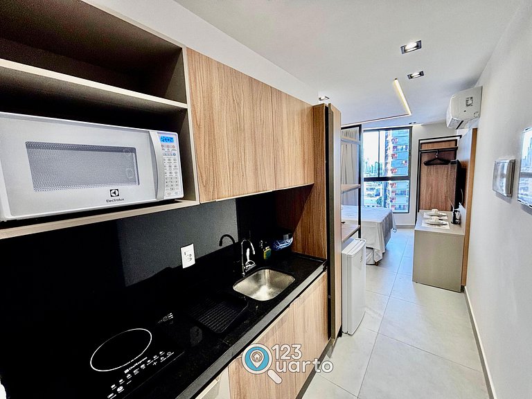 Stúdio Deluxe Vista Cidade - #SOL909