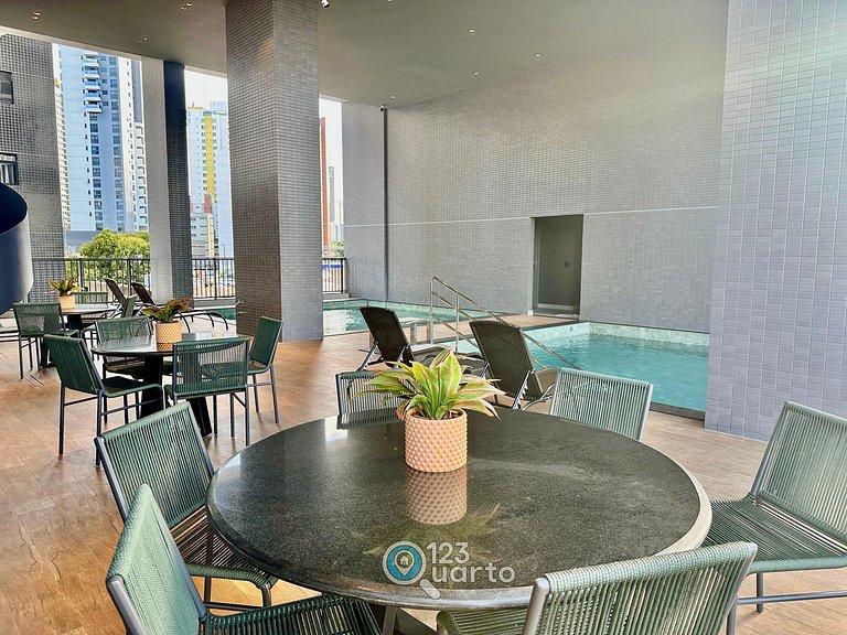 Apartamento Luxo Vista City | Manaíra - #SOL204